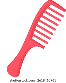 Comb Icon Flat Vector Illustration
