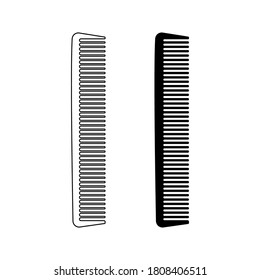 comb icon. Hair fixing sign. Hairdresser symbol. vector illustration