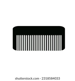 Comb icon. hair stylist comb illustration.