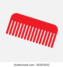Comb Icon Illustration design