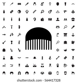 comb icon illustration isolated vector sign symbol