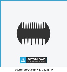 comb icon illustration isolated vector sign symbol