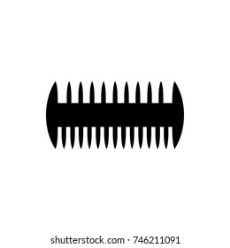 comb icon illustration isolated vector sign symbol