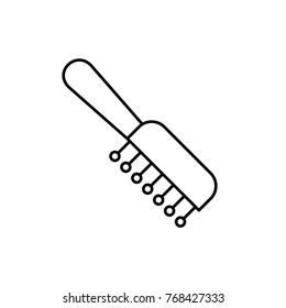 comb icon illustration isolated vector sign symbol