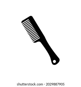 Comb icon isolated on white background.