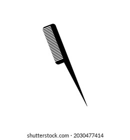 Comb icon isolated on white background