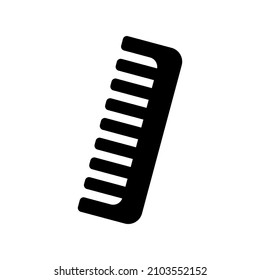 Comb icon isolated on white background