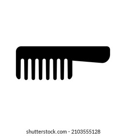 Icono de comb aislado en fondo blanco