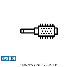 comb icon in line style. vector illustration for graphic designer, website, UI isolated on white background. EPS 10 