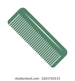 Comb icon logo design illustration
