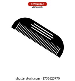 comb icon or logo isolated sign symbol vector illustration - high quality black style vector icons
