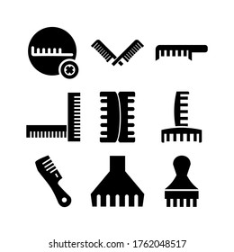 comb  icon or logo isolated sign symbol vector illustration - Collection of high quality black style vector icons
