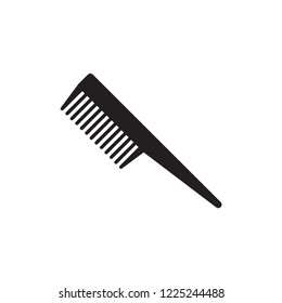 Comb icon logo vector design for barber shop.