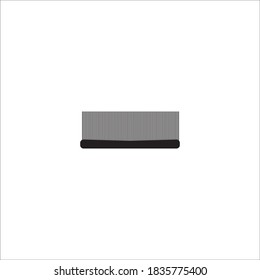 Comb icon logo, vector design illustration 