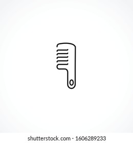 comb icon on white background. comb icon on white background. comb icon on white background. 