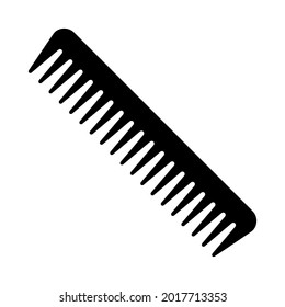 comb icon on white background