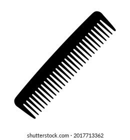 comb icon on white background