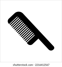 comb icon on white background