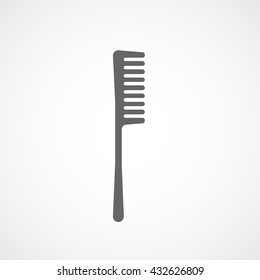 Comb Icon On White Background