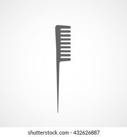 Comb Icon On White Background