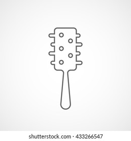 Comb Icon On White Background
