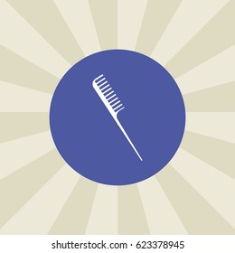 comb icon. sign design. background