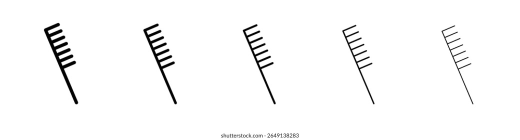 ícone de pente ilustração simples logotipo arte