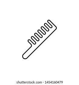 comb icon. Simple thin line, outline illustration of Beauty icons for UI and UX, website or mobile application