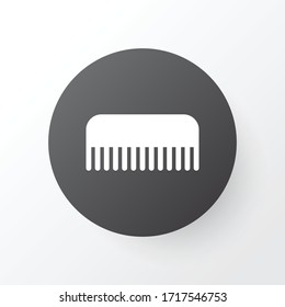 Comb icon symbol. Premium quality isolated hairbrush element in trendy style.