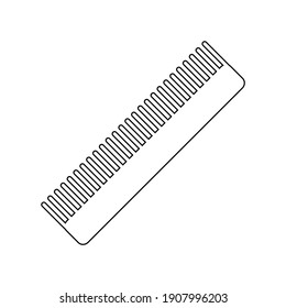 comb icon symbol sign vector
