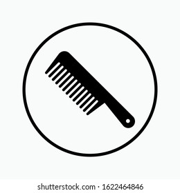 Comb Icon Symbol Vector Illustration.
