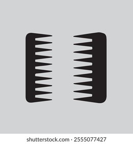 Comb Icon Symbol Vector Illustration template design
