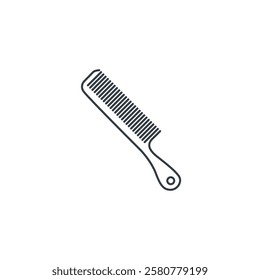 Comb icon symbol vector illustration isolated on white background