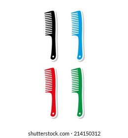 Comb - icon vector