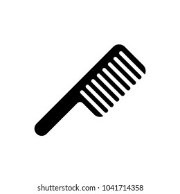 comb icon vector black and white style