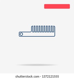 Comb icon. Vector concept illustration for design.