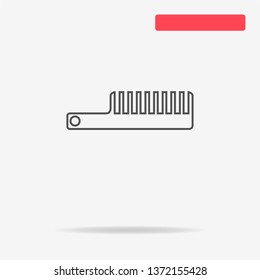 Comb icon. Vector concept illustration for design.