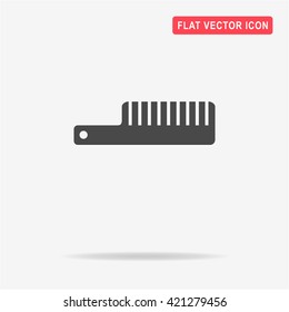 Comb icon. Vector concept illustration for design.