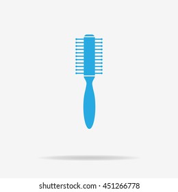 Comb icon. Vector concept illustration for design.