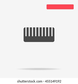 Comb icon. Vector concept illustration for design.