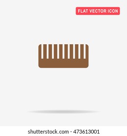 Comb icon. Vector concept illustration for design.