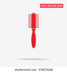 Comb icon. Vector concept illustration for design.
