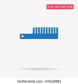 Comb icon. Vector concept illustration for design.