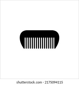 comb icon vector design logo element. comb of beauty, hair stylist, fashion, salon women in comb illustration.