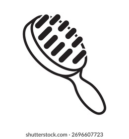 modelo de design de vetor de ícone de pente