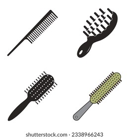 Comb icon vector illustration simple design