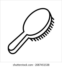 comb icon vector. Comb illustration for web, mobile apps, design on white background.