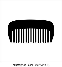 comb icon vector. Comb illustration for web, mobile apps, design on white background.