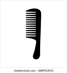 comb icon vector. Comb illustration for web, mobile apps, design on white background.