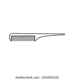 vector de icono de comb. Ilustración cómica para web, aplicaciones móviles color editable